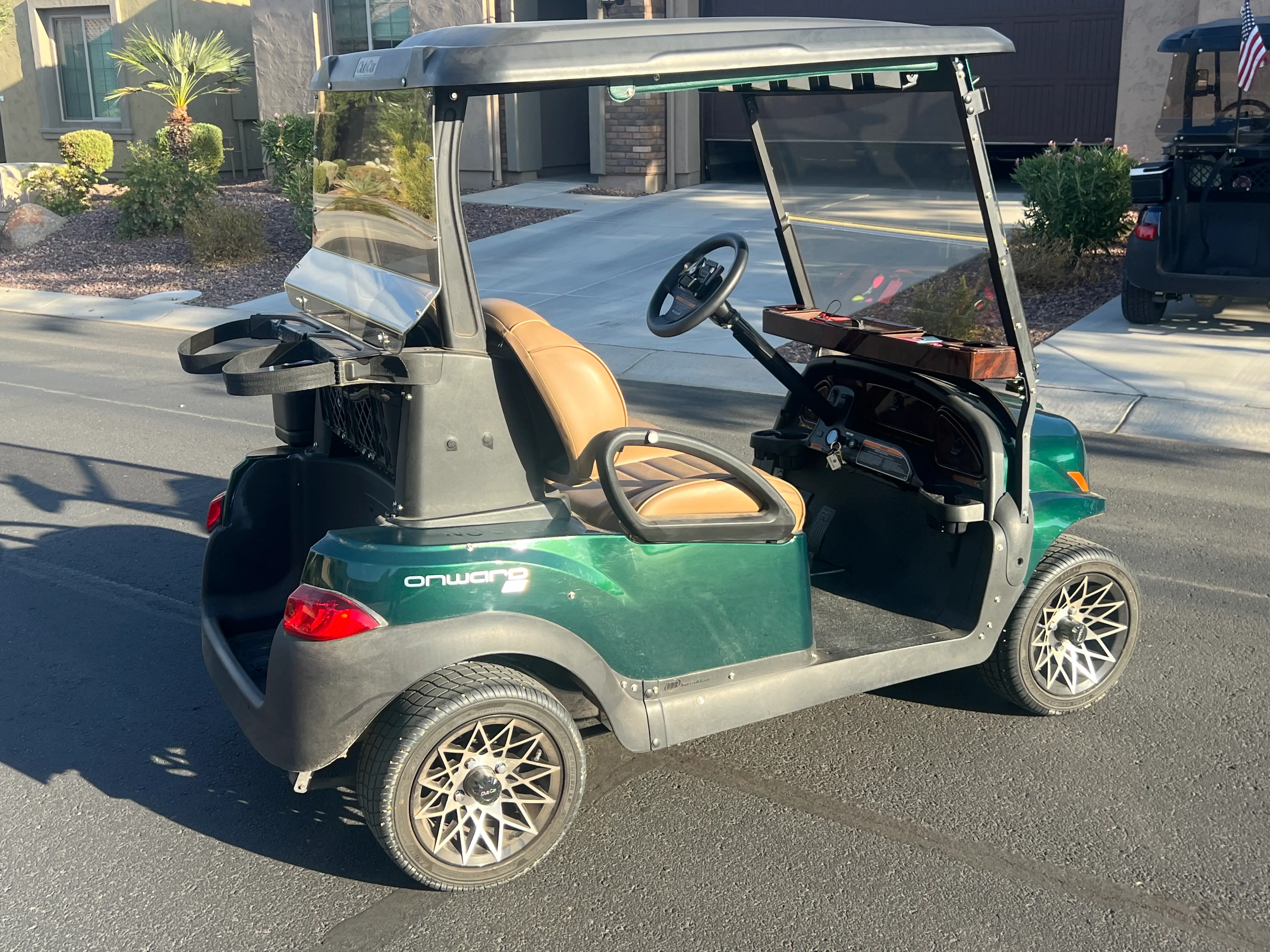 cart rear view.